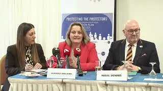 PRESS CONFERENCE EUROCOP POLICE OFFICERS UNION  EUROPE- ISOTITA CYPRUS POLICE OFFICERS UNION 24/1/25