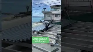 How to Install Steel Decking? China Composite Floor Factory  Bondek Alternative Metal Floor Deck