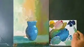 Still life with sunflower /oil painting