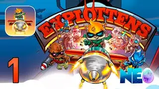 Explottens - Gameplay Walkthrough Part 1 - Mission 1-4 Completed! (Apple Arcade)