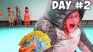 LAST TO LEAVE THE DINOSAUR SUIT WINS $1000 | Mr Beast Kids' Style with Norris Nuts