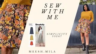 Sew with me - S9267 - the perfect skirt!