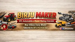 #BirjuModelMaker #TractorModel #JohnDeere #ModelMaking #DIY #CreativeWork #Live
