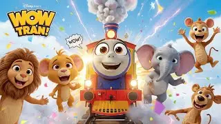 Happy Animal Train Song 🚂 | Preschool Nursery Rhymes