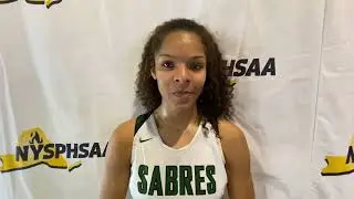 Karissa Antoine and Schalmont win the class B state semifinal