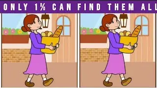Can You Spot All 15 Differences? 5 Brain Teaser Puzzles! (A Bit Tricky)
