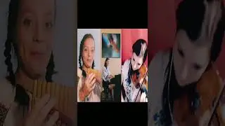 The lark - birds on the violin and panflute