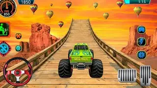 Monster Truck Mega Ramp ExtremeRacing - Impossible GT Car StuntsDriving -Gadi games -Android Game