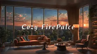 Rainy Evening Tea Lounge ☔ Warm Jazz Caf&eacute; Music for Calm Nights and Peaceful Vibes