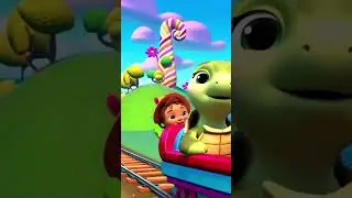 Turtle's Train Ride! A Fun Song for Kids About Trains and Friends #kidsvideos #turtlesongforkids