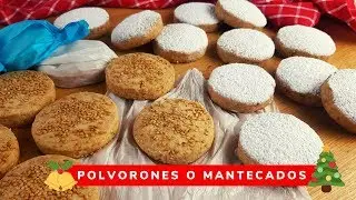 ✔ POLVORONES PARA NAVIDAD (mantecados caseros paso a paso🎄)