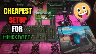 The BEST And CHEAPEST Minecraft Gaming setup For YOU!! | Mcpe tutorial | Minecraft