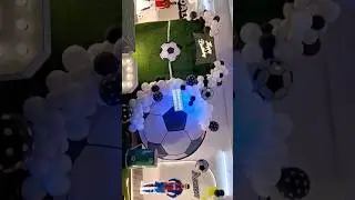 football theme birthday bash || football theme decoration
