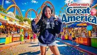 CALIFORNIA’S GREAT AMERICA VLOG| END OF THE YEAR MIDDLE SCHOOL FIELD TRIP!!!