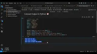 Add Stunning Colors to Your Python Console | Text Styling Made Easy 🎨💻
