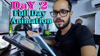 Day 02 FullDay Cartoon Animation | Odia Vlog | daily vlogs | Hitesh Vlog @SquirrelAnimation