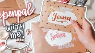 PENPAL WITH ME | writing letters to my subscribers 💌
