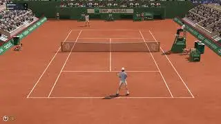 Djokovic vs Napolitano | Full Ace Tennis Career Mode | Roland Garros R128 Paris (Full Match)