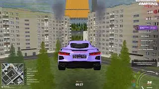 Прохождение карты STUNT RING RACE | AMAZING ONLINE