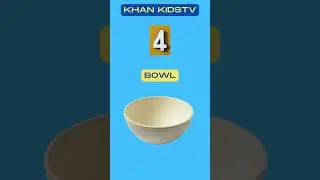 Kids Vocabulary: Learn Names of 5 Kitchen Items - Names of Five Kitchen Items in English