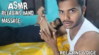 Asmr boys / Big brother hand massage / very relaxing sounds / 😴