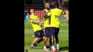 Frenkie de Jong makes fun of Ousmane Demb&eacute;l&eacute;