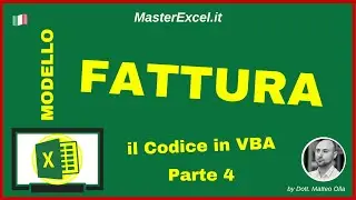 MasterExcel.it - Macro Excel in VBA per Gestione Fatture Automatizzata: il codice (parte 4)