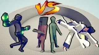 TITANIUM BOXER TAEKWONDO BLACK BELT DUO vs ZOMBIE ARMY - Totally Accurate Battle Simulator TABS