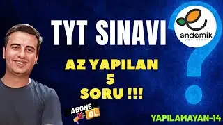 TYT YAPILMAYAN SERİSİ-14 ENDEMİK SİRİUS T&Uuml;RKİYE GENELİ TYT-1 DENEME SINAVINDAN #endemik #tyt2026