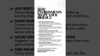 How environments shape your biology