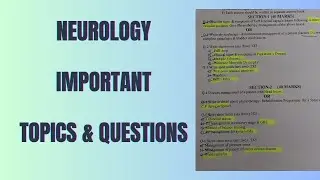 Neurology Important Topics & Questions | final year BPT