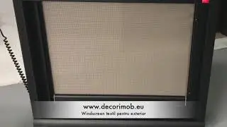 Rolete textile exterior windscreen