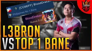 Philippines No. 1 Bane (BloodDreken) Vs L3bron | MLBB