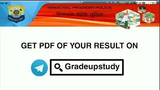Result Out | HP Police Constable 2022