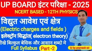 इलेक्ट्रॉन सिद्धांत(electron theory)|नाभिक(nucleus)|विद्युत आवेश और क्षेत्र(electric charges and f.)