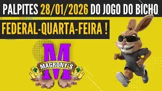 PALPITES DIA 28/01/2026 | JOGO DO BICHO TODAS AS LOTERIAS &ndash; PALPITES FEDERAL QUARTA-FEIRA !