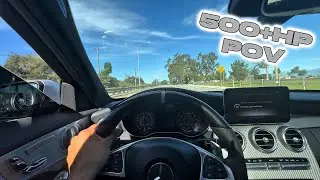 POV W/ A 500+HP AMG (Bi-Turbo V8 POPS & BANGS)
