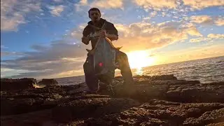 hawaiian style ulua fihing bigisland hawaii/my first solo survival camping trip