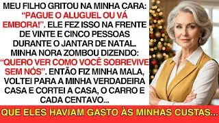 Meu filho gritou: “Pague o aluguel ou saia!” no Natal… até eu dizer algo que o congelou...