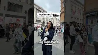 Street interview: How long does it take Londoner to make &pound;1000? #londoners #interview #jobs
