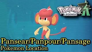 Pokemon Legends Z-A - Pansear/Panpour/Pansage Location Guide