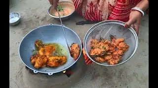 শীতের সন্ধ্যায় মুখরোচক টিফিন সরিষা ফুলের চপ-Shorshe Fuler Chop || Delicious Village Food