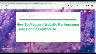 How to measure website performance using Google Lighthouse