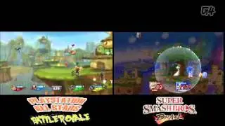 Comparison Video: PlayStation All Stars Battle Royale vs Super Smash Bros. Brawl