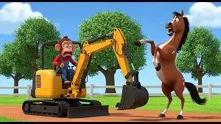 Baby Farmer Monkey 🐵🚜 | Build a Farm, Fly High & Teamwork Fun! | Monkey Zone