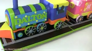 Birthday Train Cake