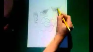 ► Speed Drawing a Surreal Face - KlineStudios Art