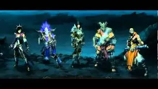 Diablo 3 Character Selection Screen