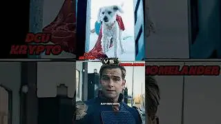 KRYPTO DCU VS HOMELANDER #dc #dccomics #dcu #krypto #theboys #homelander #shorts #ytshorts #vs #1vs1