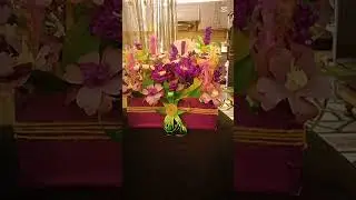 flower arrangement idea #short#paper flowers #making basket with shoe box#crape paper flowers